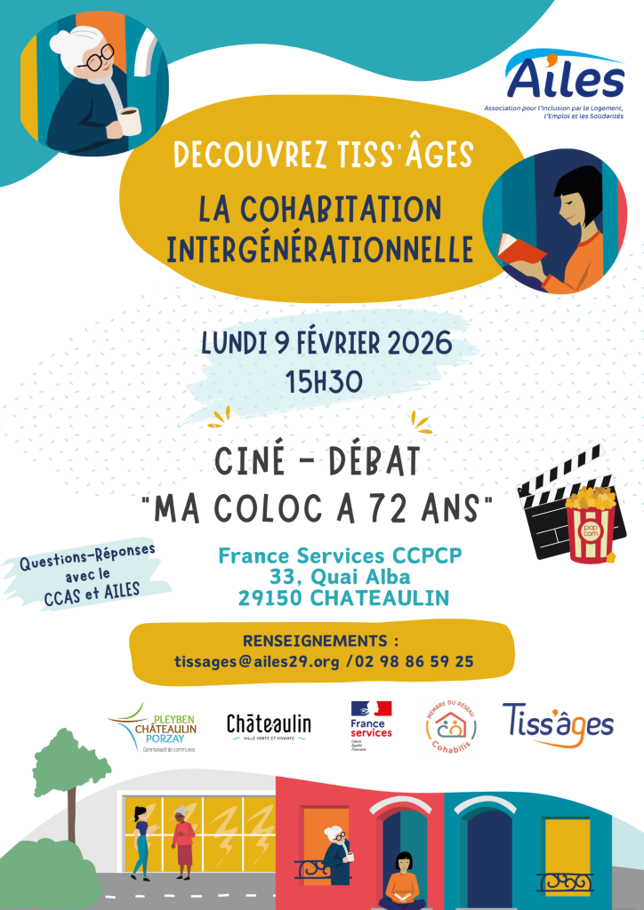 AFFICHE Ciné débat France Service 090226