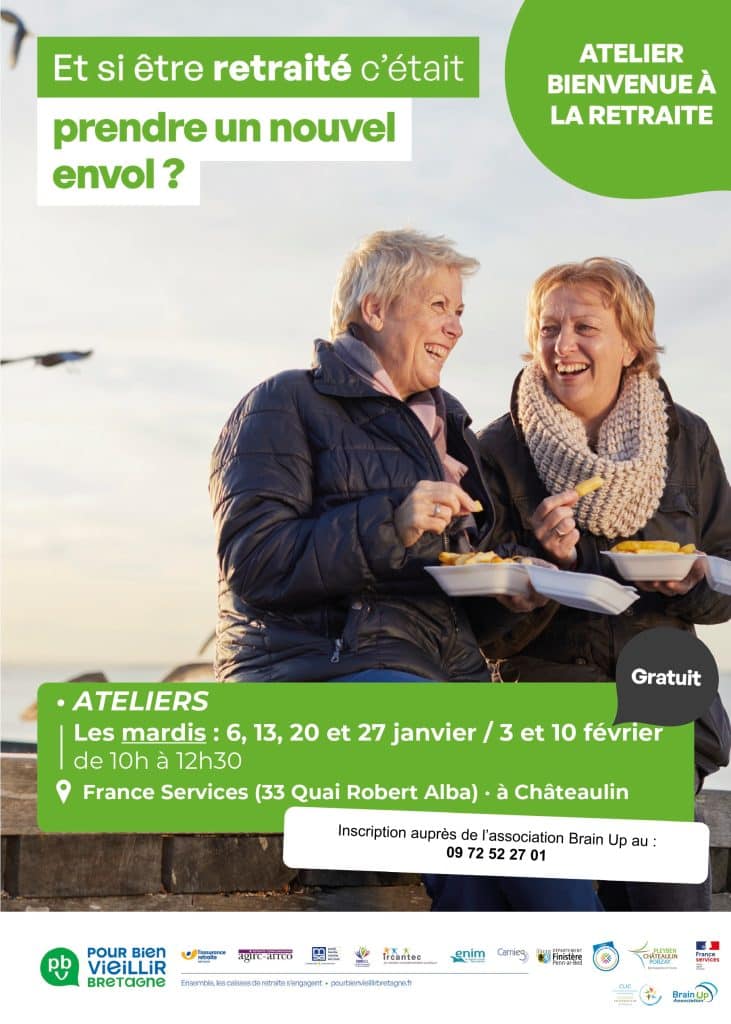 Affiche Bienvenue à la retraite Châteaulin