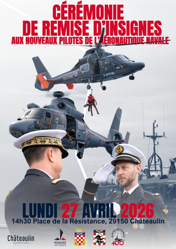 Cérémonie de macaronnage de pilotes de l’aéronautique navale