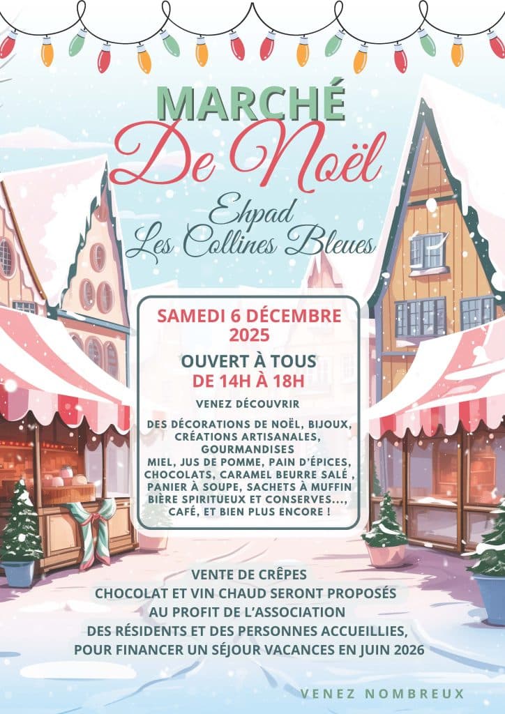 Marche Noël Ehpad Collines Bleues