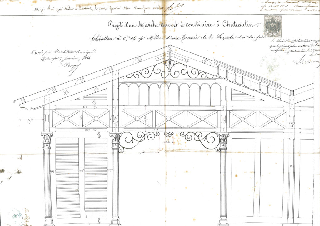 chateaulin Halles Plan